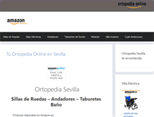 Tablet Screenshot of ortopedia-sevilla.com